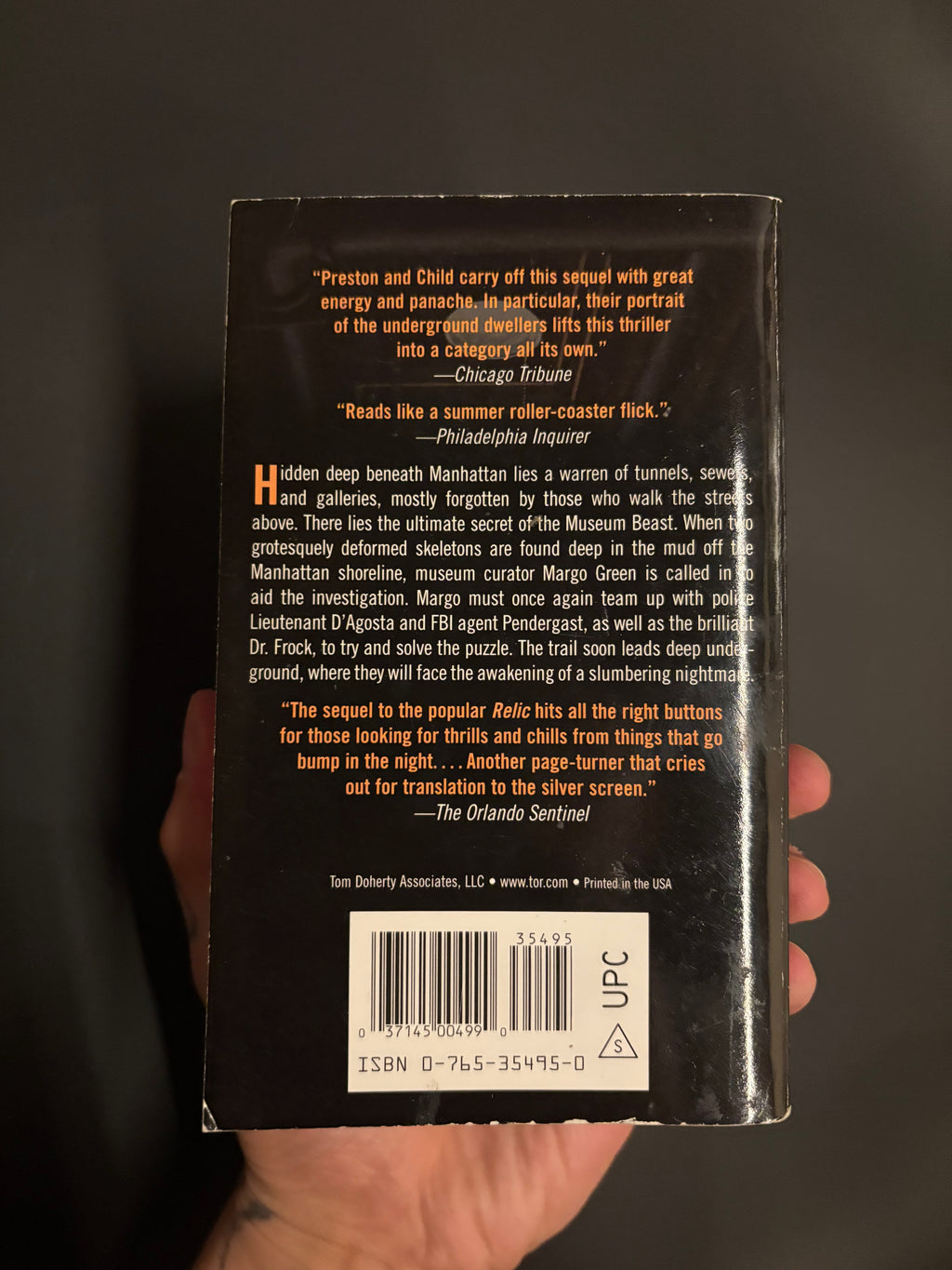 Reliquary © 1997 by Douglas Preston and Lincoln Child