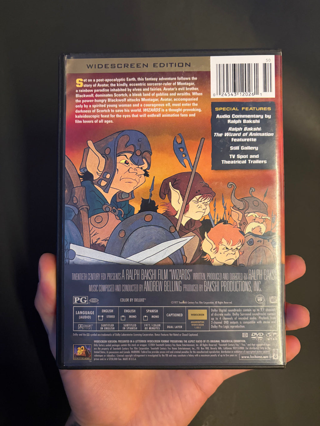 Wizards (1977) DVD