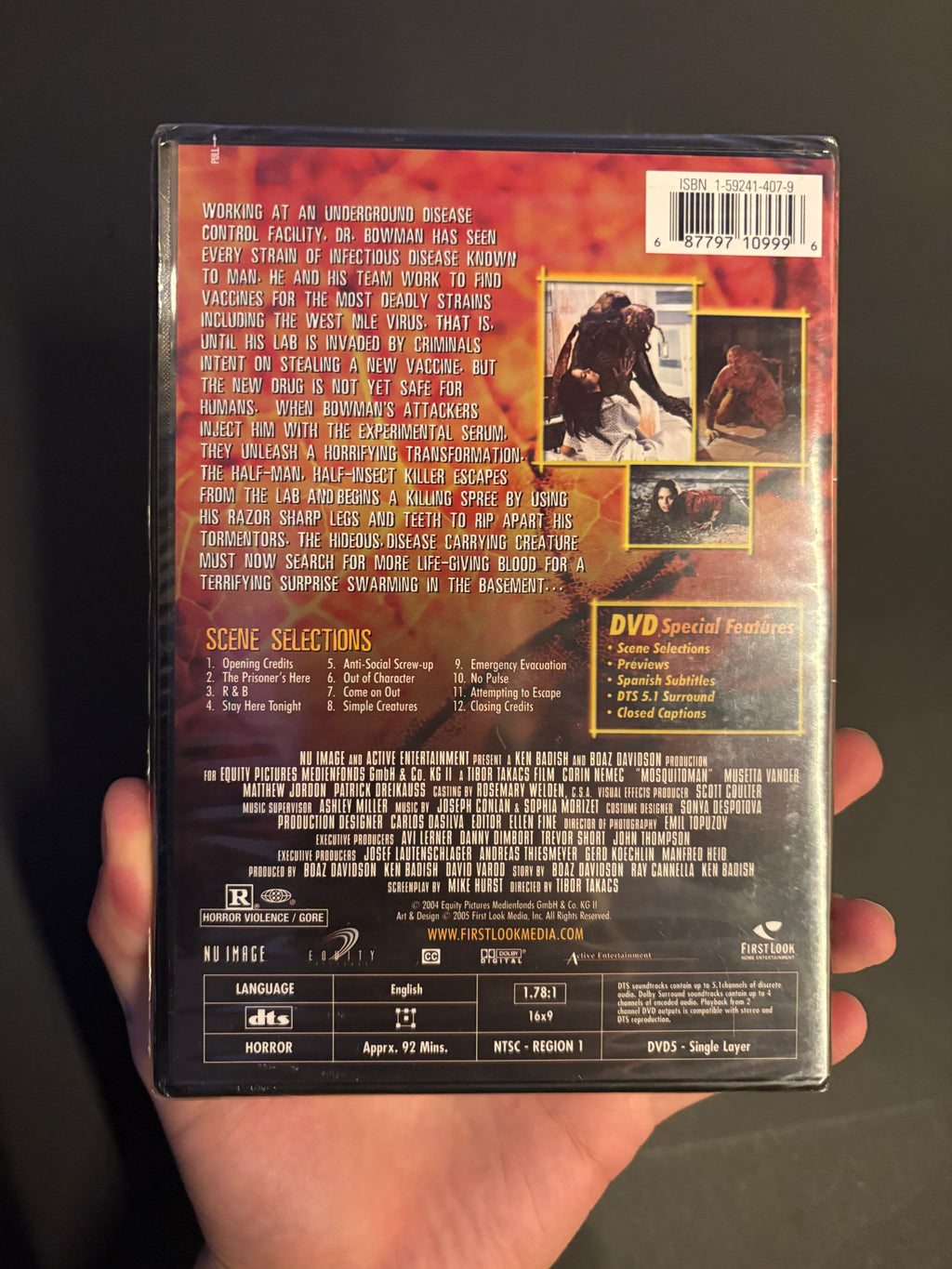 Mosquito Man (2005) DVD