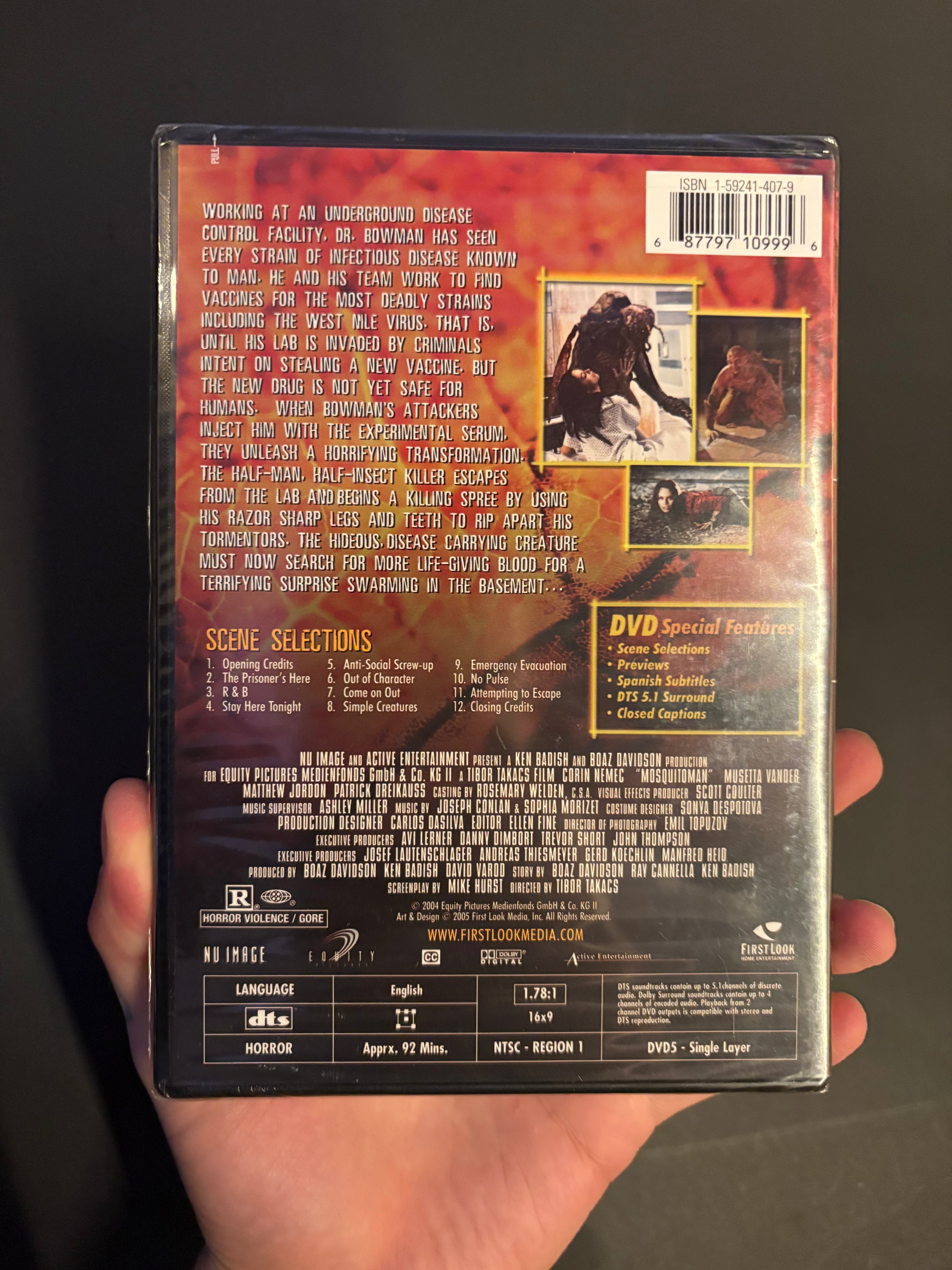 Mosquito Man (2005) DVD