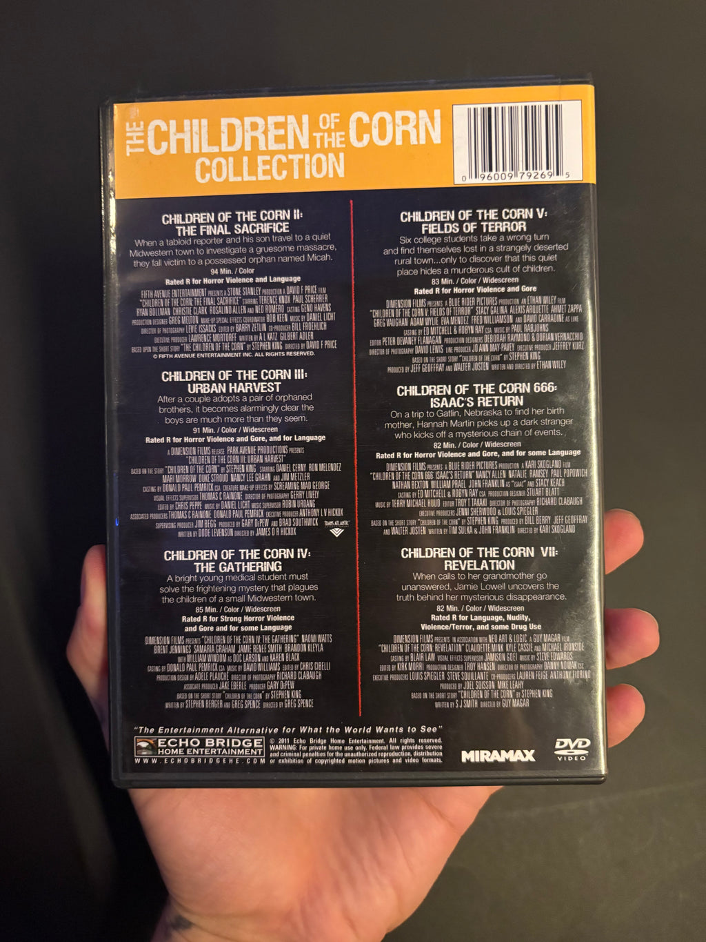 The Children of the Corn Collection DVD - 6 Film Set