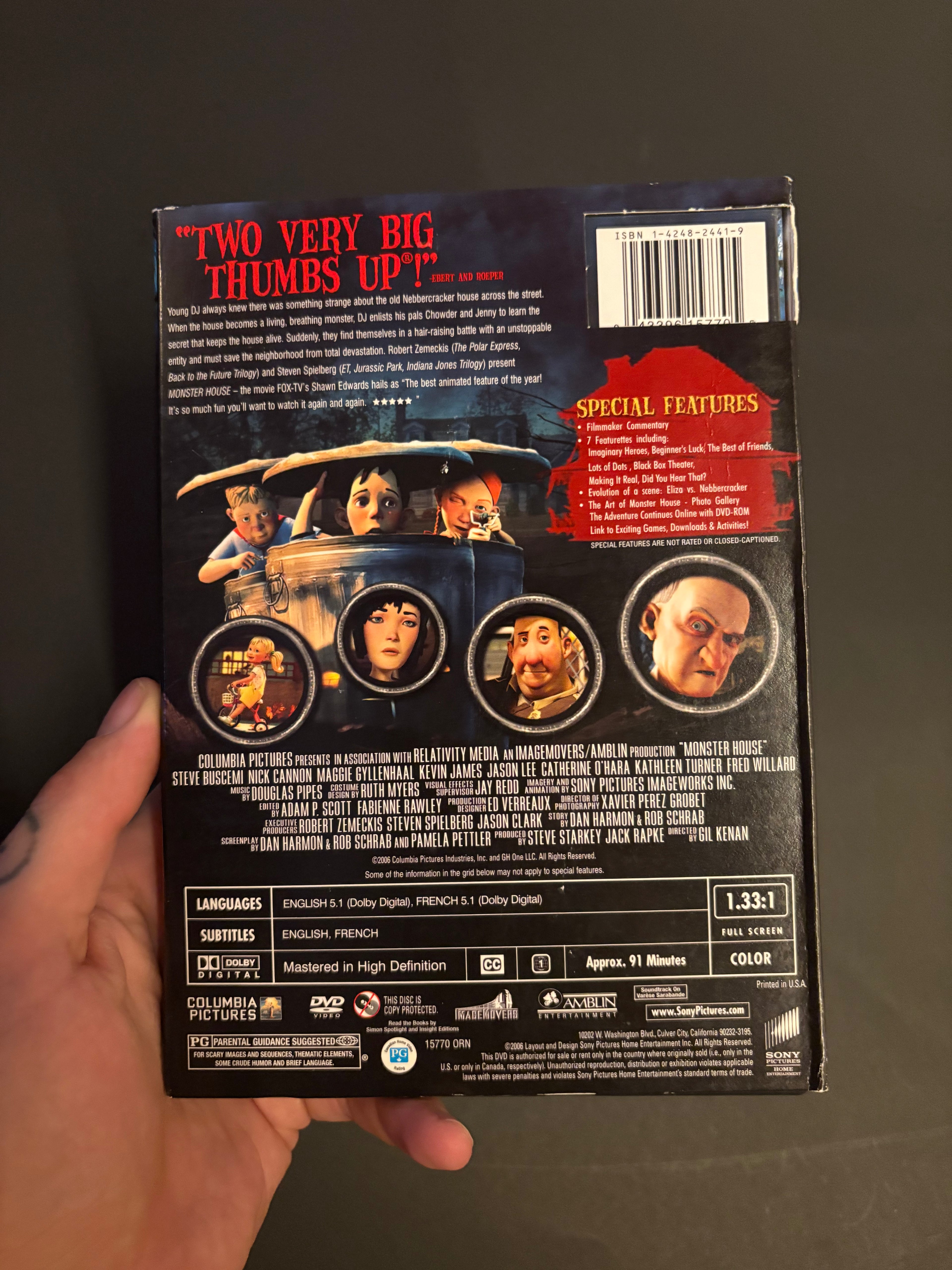 Monster House (2006) Fullscreen Edition DVD