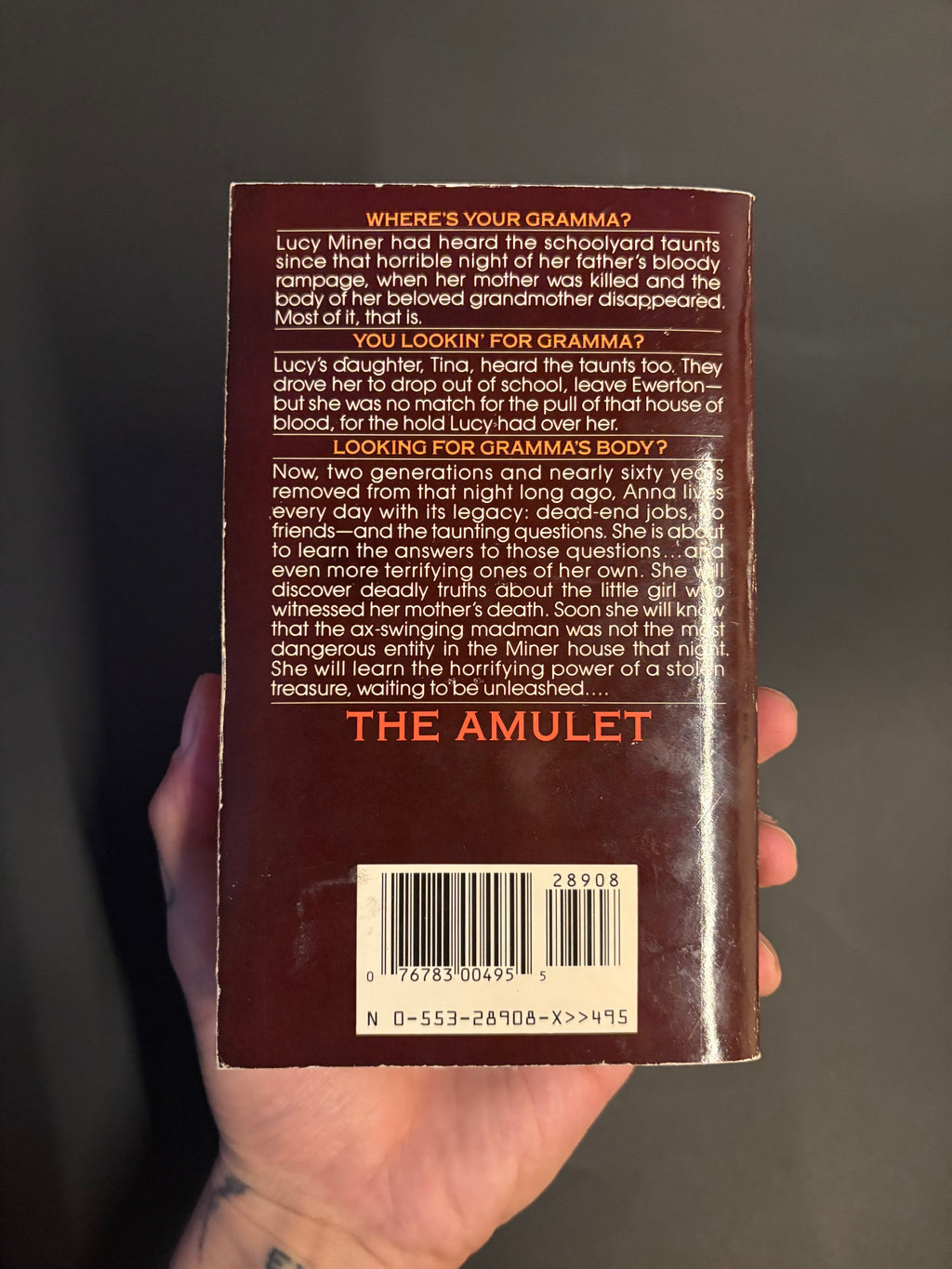 The Amulet © 1991 by A. R. Morlan