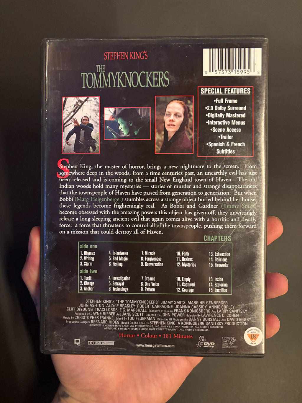 The Tommyknockers (1993) DVD