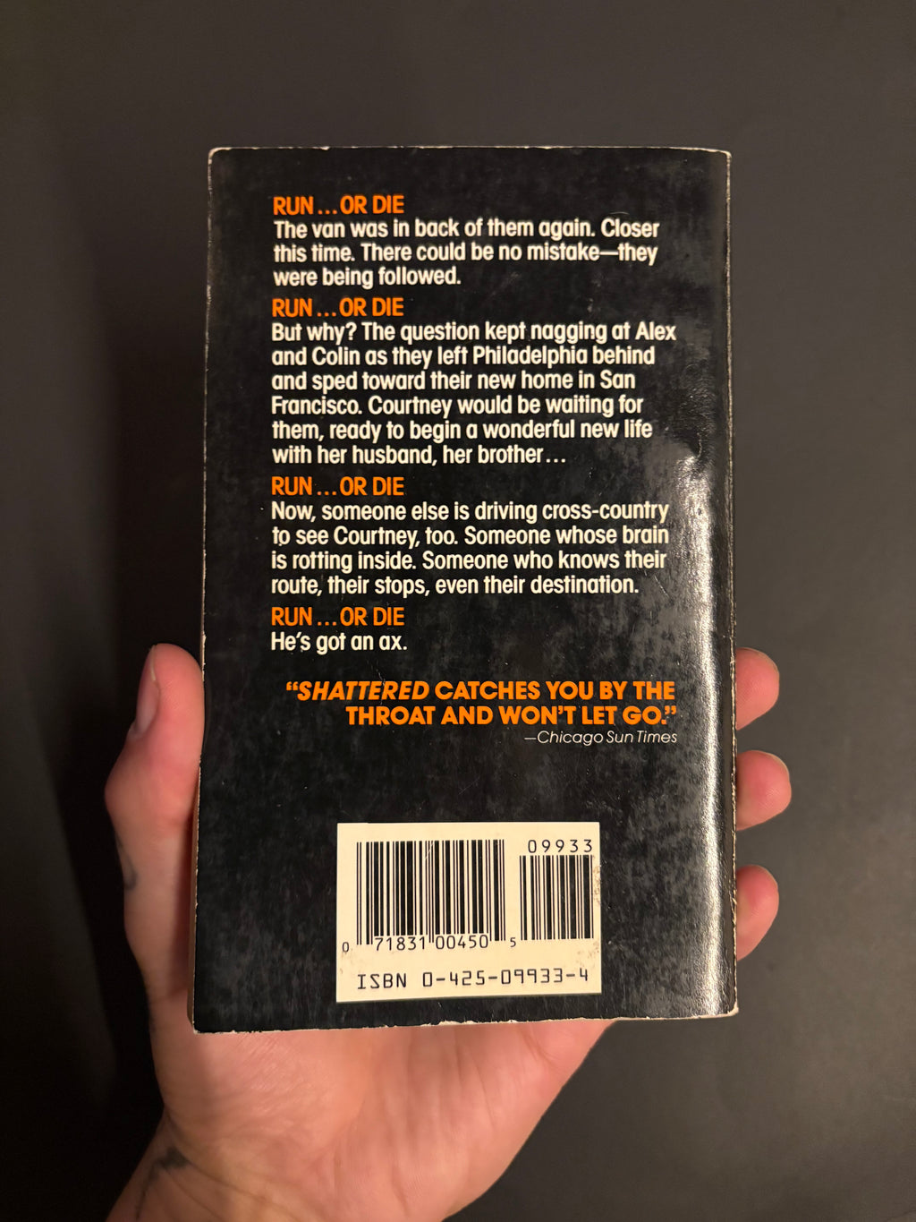 Shattered © 1973 (1985 Printing) by Dean R. Koontz