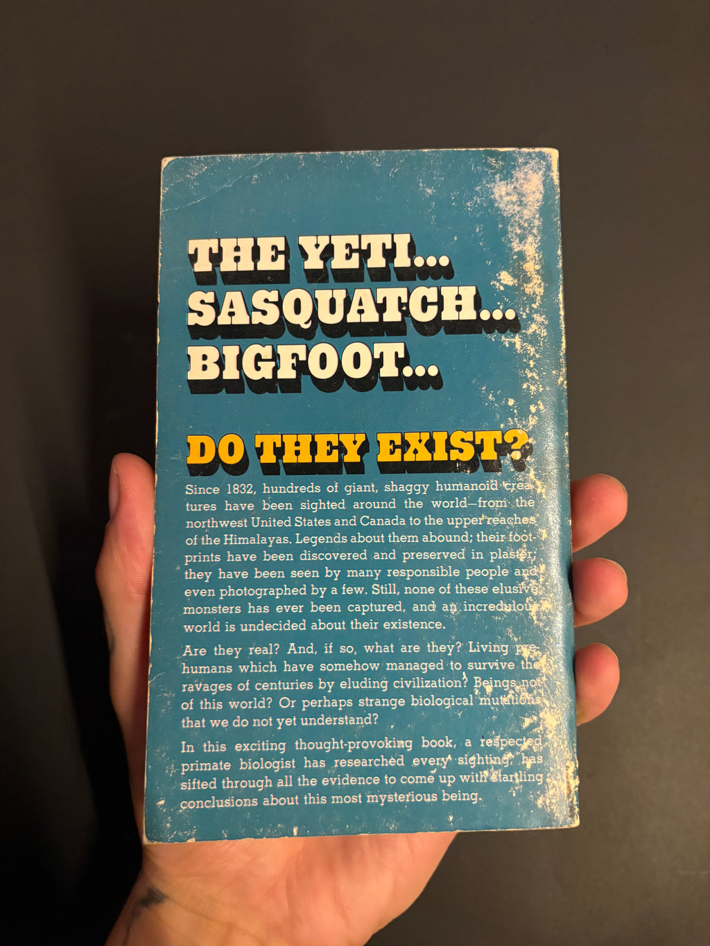 Bigfoot © 1972 by John Napier