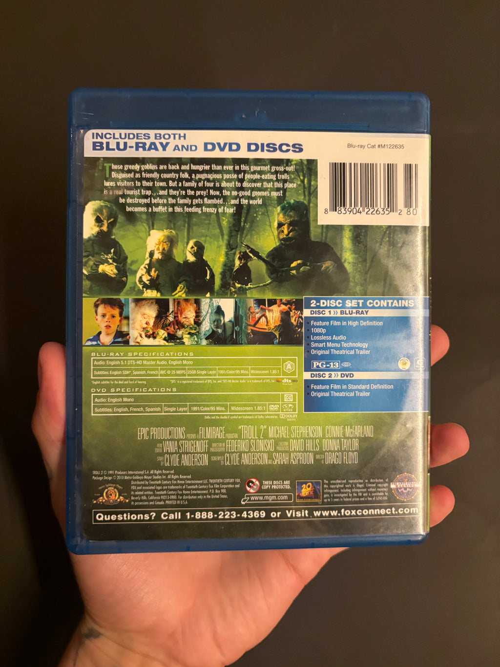 Troll 2 (1990) 20th Anniversary Nilbog Edition Blu-ray