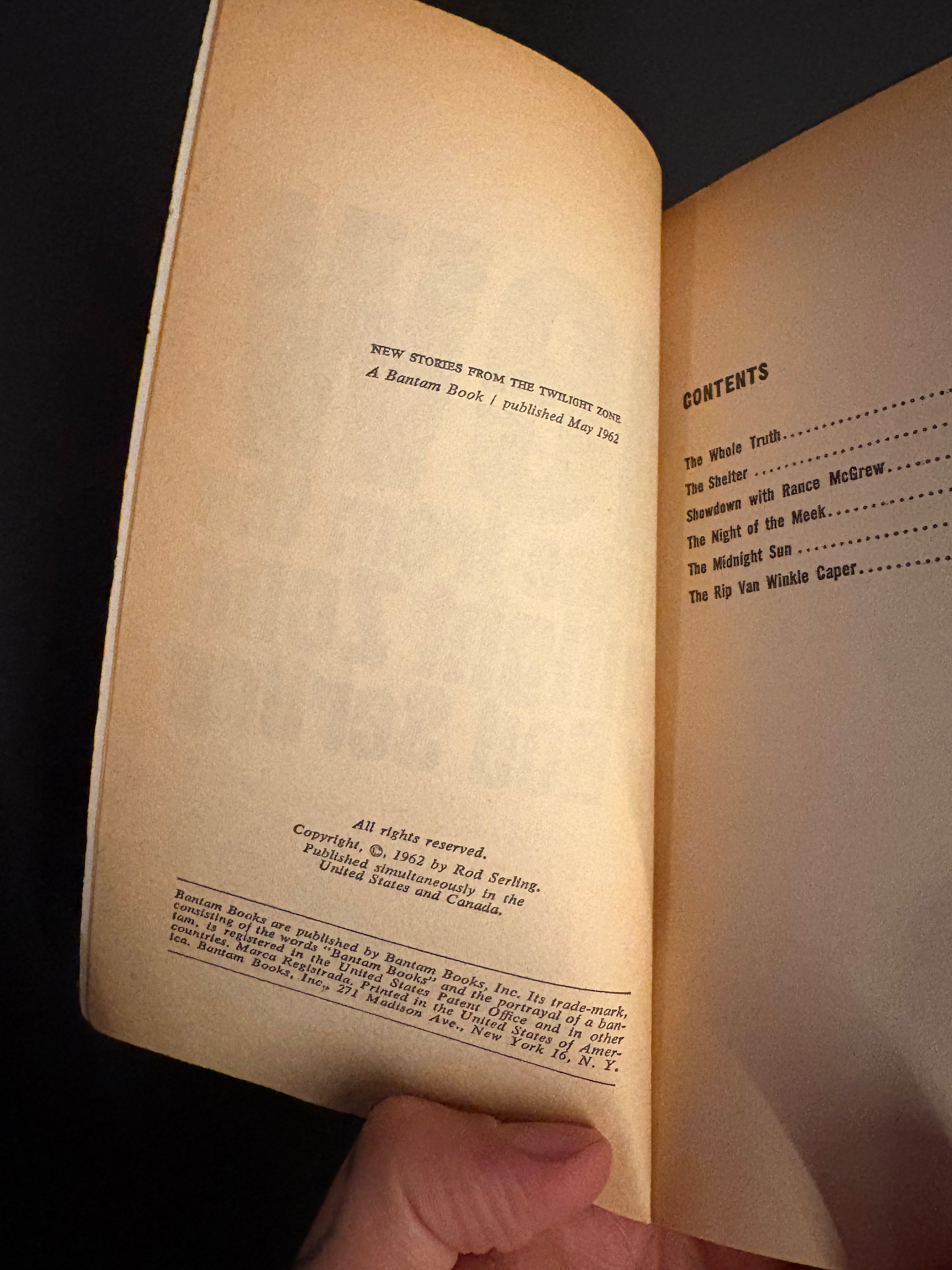 New Stories from the Twilight Zone © 1962 by Rod Serling
